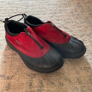 Ryka Rubber Zip Up Comfort Walking Shoes Size 10